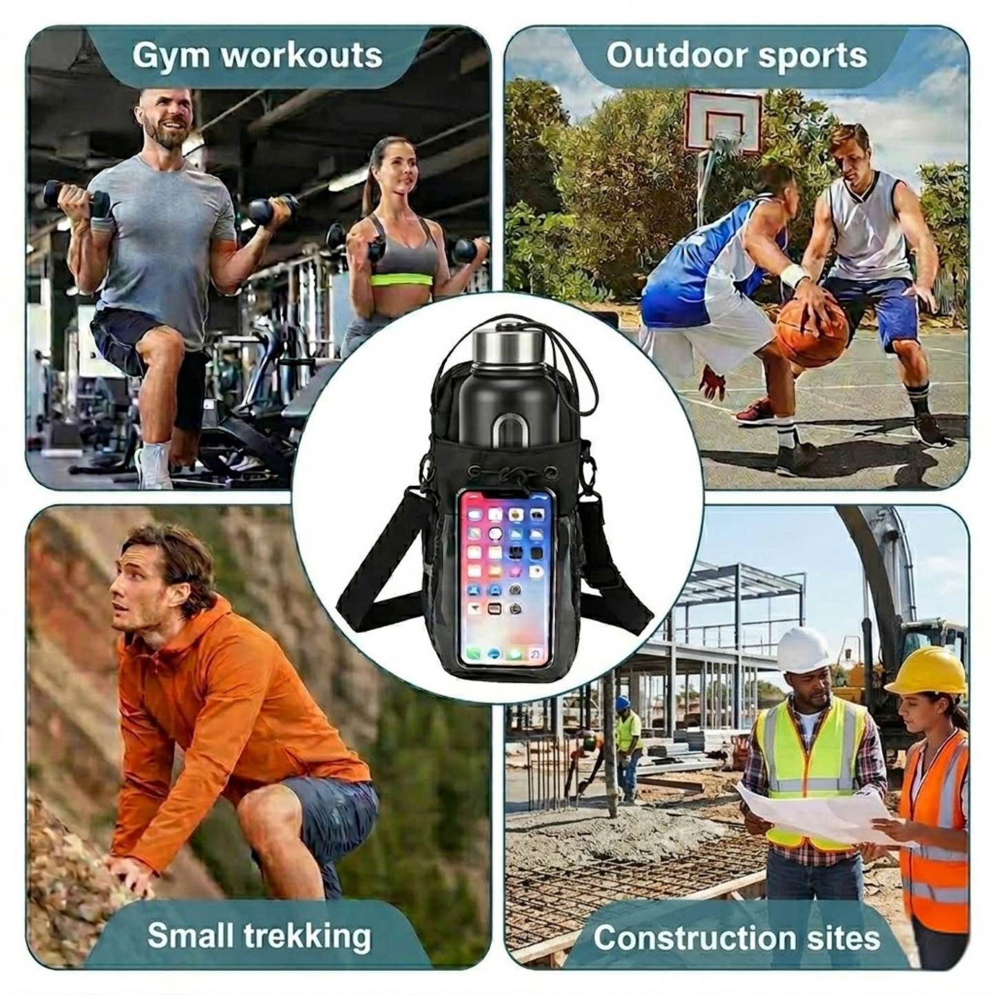 SnapCarry Touch™ - Magnetic Gym Bag