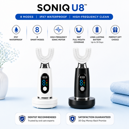 Soniq U8™ - U-Shaped Electric Toothbrush