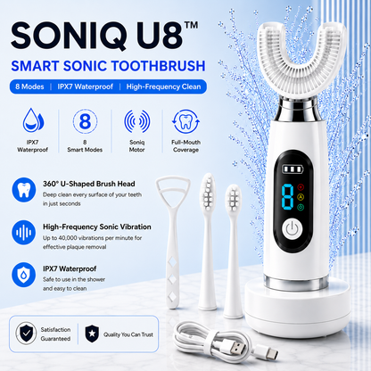 Soniq U8™ - U-Shaped Electric Toothbrush