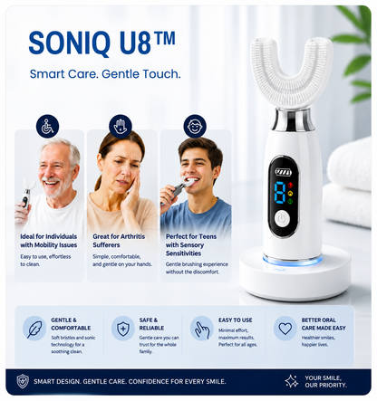 Soniq U8™ - U-Shaped Electric Toothbrush