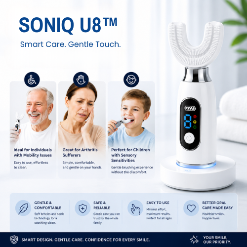 Soniq U8™ - U-Shaped Electric Toothbrush